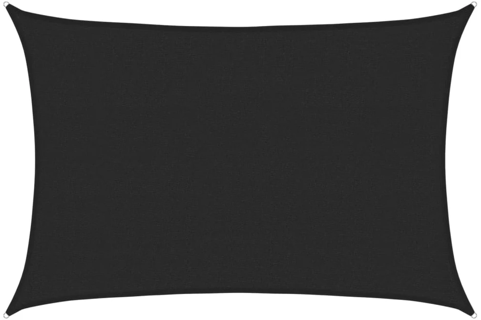 Uždanga nuo saulės, juodos spalvos, 2,5x3,5m, HDPE, 160g/m²