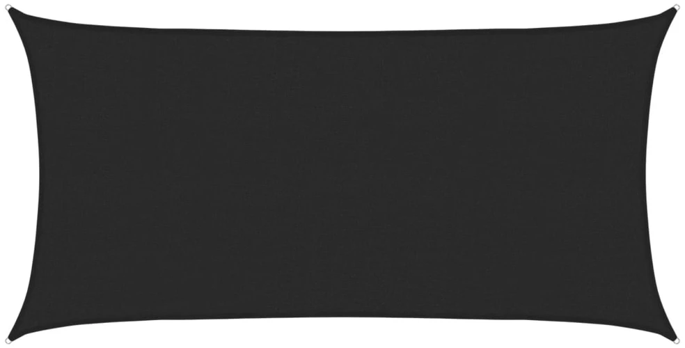 Uždanga nuo saulės, juodos spalvos, 2,5x4,5m, HDPE, 160g/m²
