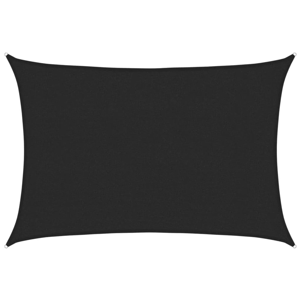 Uždanga nuo saulės, juodos spalvos, 2,5x4m, HDPE, 160g/m²