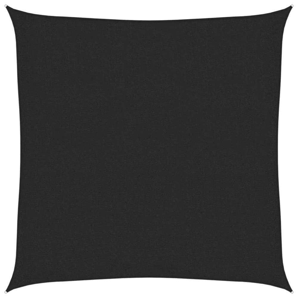Uždanga nuo saulės, juodos spalvos, 2x2m, HDPE, 160g/m²