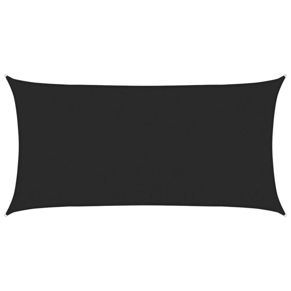 Uždanga nuo saulės, juodos spalvos, 2x4m, HDPE, 160g/m²