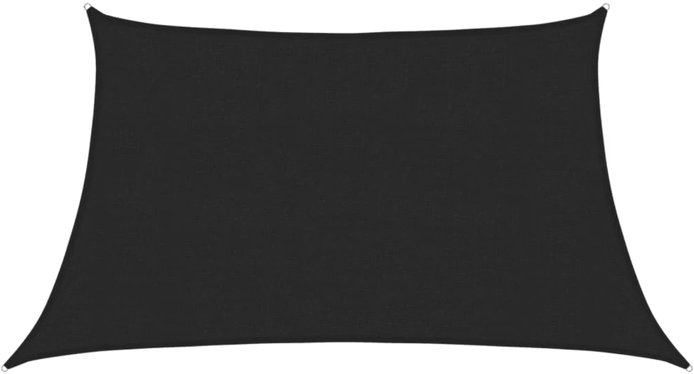 Uždanga nuo saulės, juodos spalvos, 3/4x2m, HDPE, 160g/m²