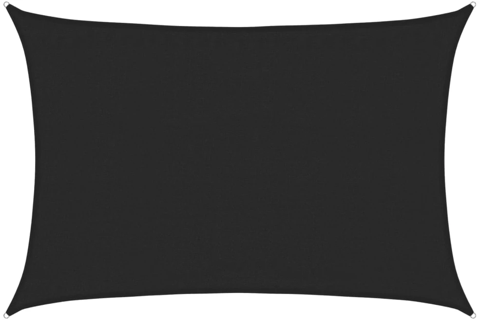 Uždanga nuo saulės, juodos spalvos, 3,5x5m, HDPE, 160g/m²