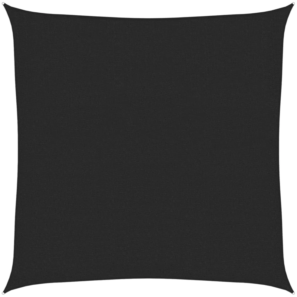 Uždanga nuo saulės, juodos spalvos, 3x3m, HDPE, 160g/m²