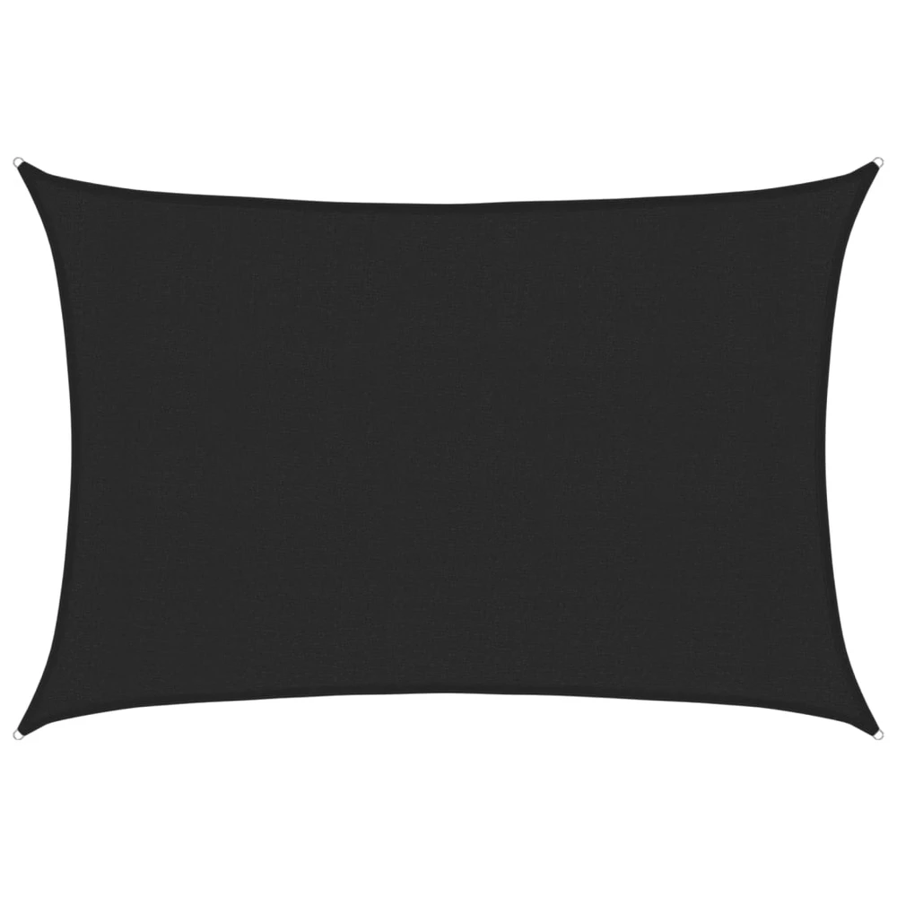 Uždanga nuo saulės, juodos spalvos, 3x5m, HDPE, 160g/m²