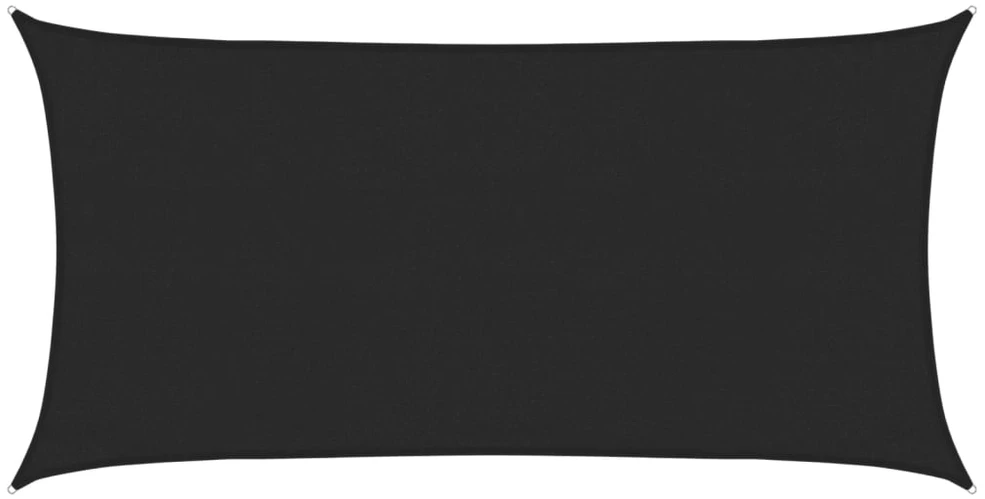 Uždanga nuo saulės, juodos spalvos, 3x6m, HDPE, 160g/m²