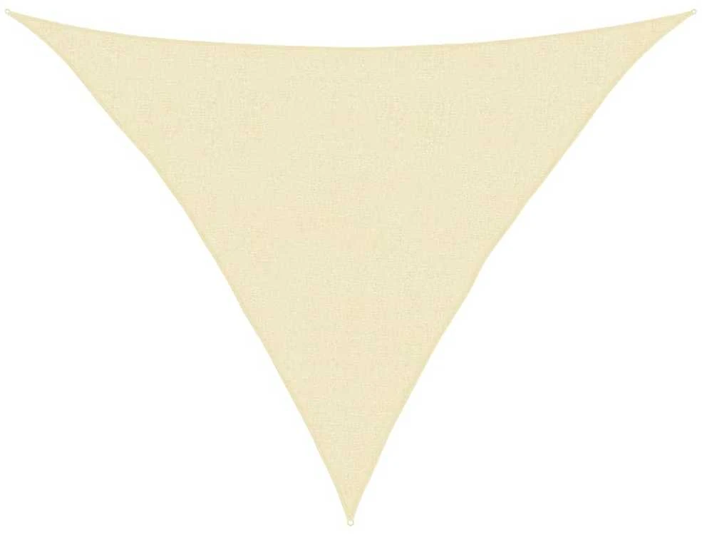 Uždanga nuo saulės, kreminė, 2,5x2,5x3,5m, HDPE, 160g/m²