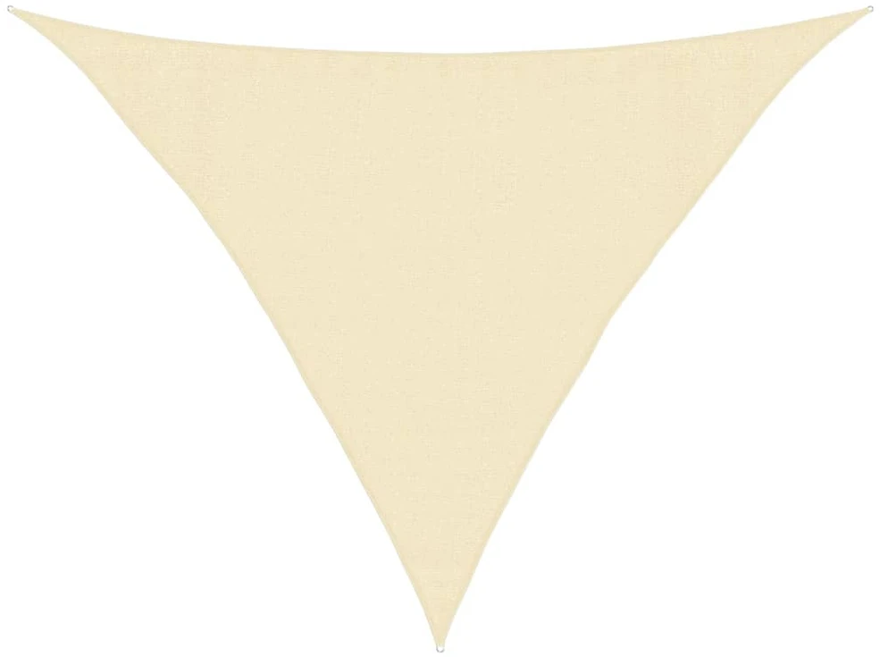 Uždanga nuo saulės, kreminė, 3,5x3,5x4,9m, HDPE, 160g/m²
