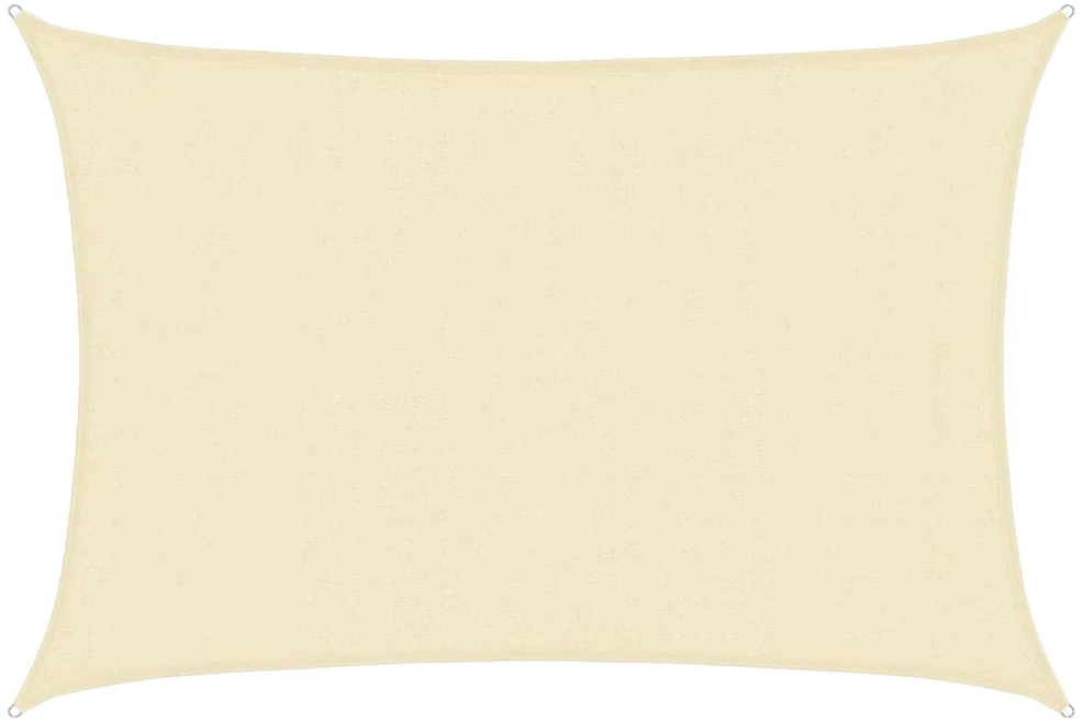 Uždanga nuo saulės, kreminės spalvos, 3x5m, HDPE, 160g/m²