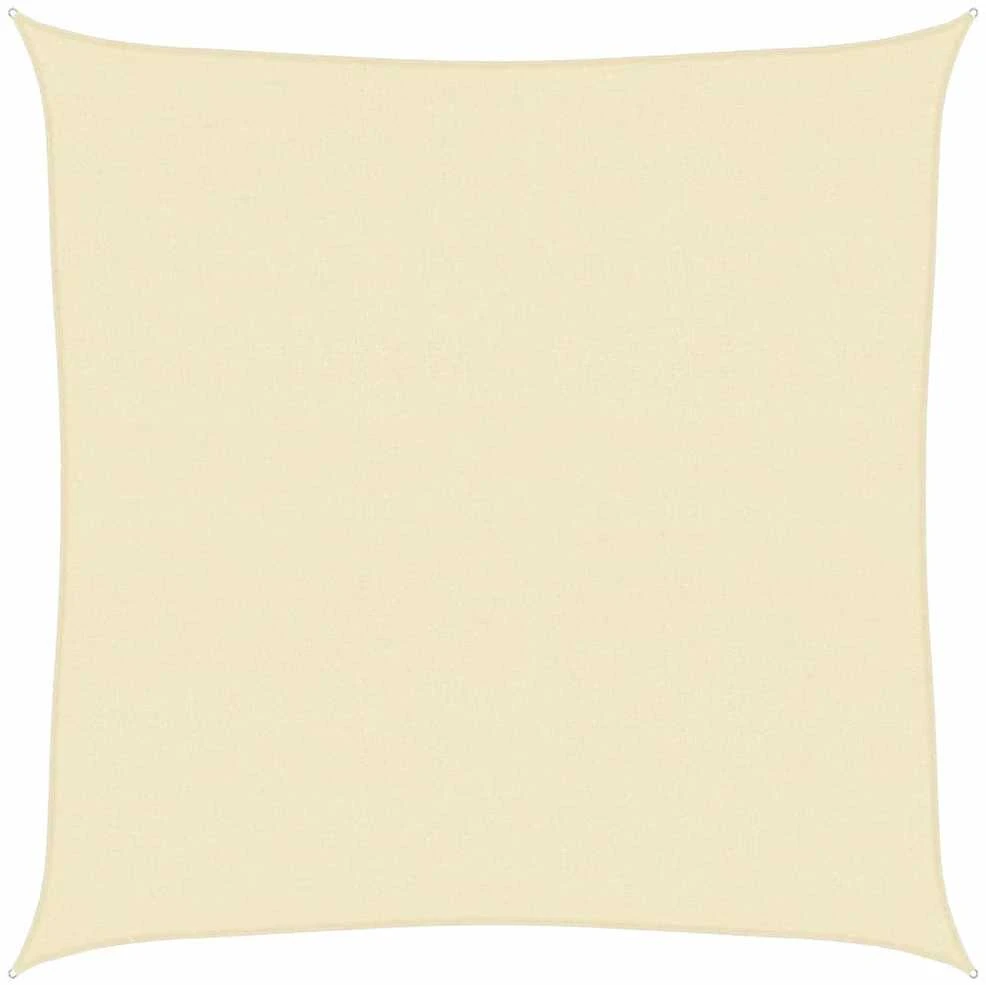 Uždanga nuo saulės, kreminės spalvos, 4,5x4,5m, HDPE, 160g/m²