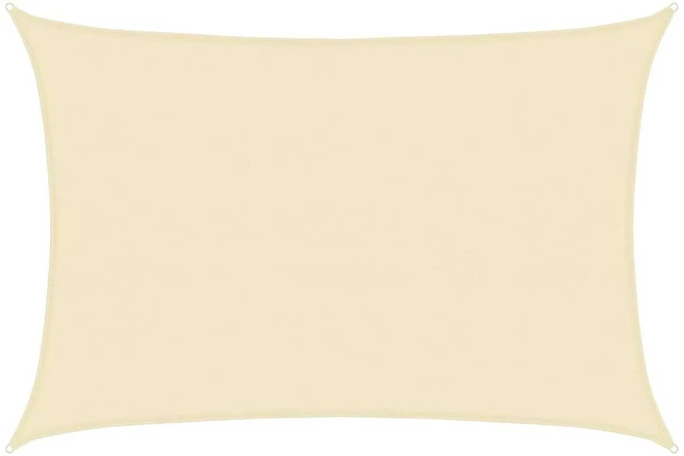 Uždanga nuo saulės, kreminės spalvos, 5x7m, HDPE, 160g/m²
