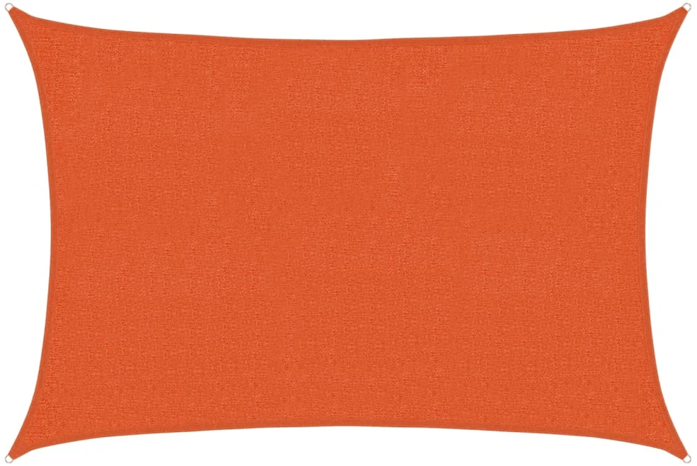 Uždanga nuo saulės, oranžinės spalvos, 2x2,5m, HDPE, 160g/m²