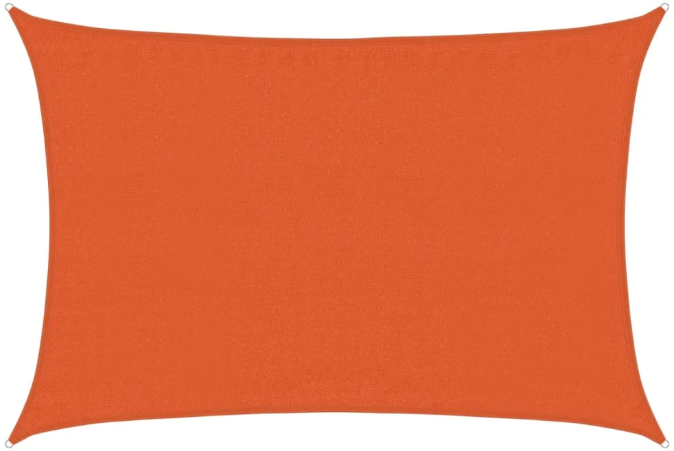 Uždanga nuo saulės, oranžinės spalvos, 3,5x4,5m, HDPE, 160g/m²