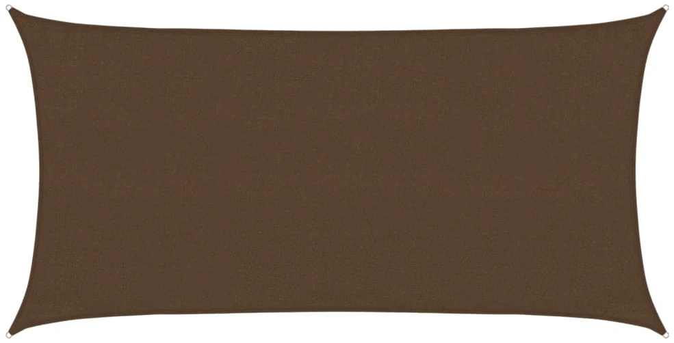 Uždanga nuo saulės, rudos spalvos, 3x6m, HDPE, 160g/m²