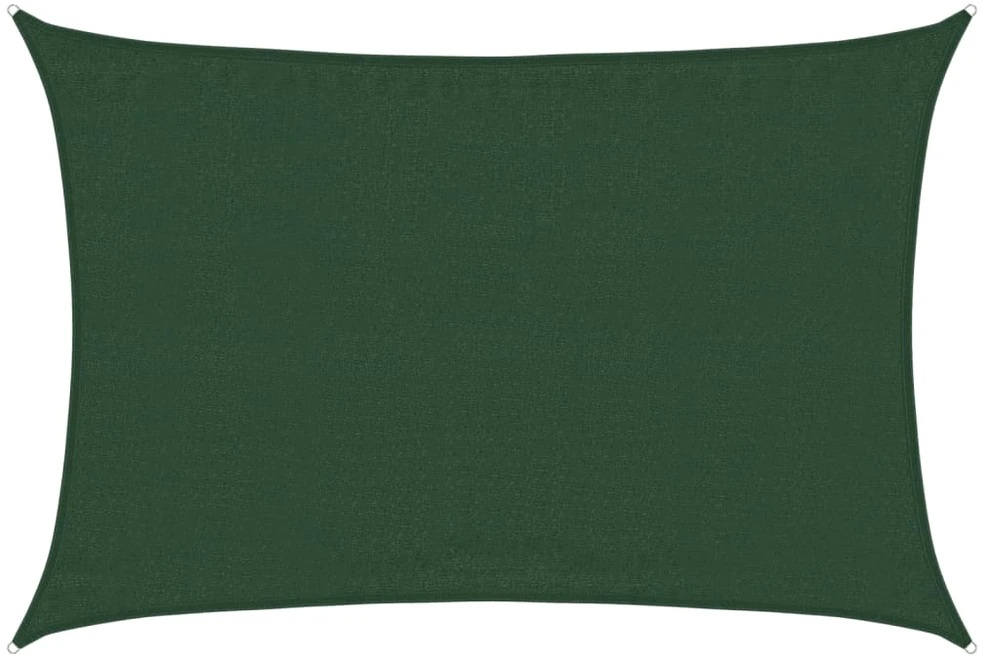 Uždanga nuo saulės, tamsiai žalia, 3,5x4,5m, HDPE, 160g/m²