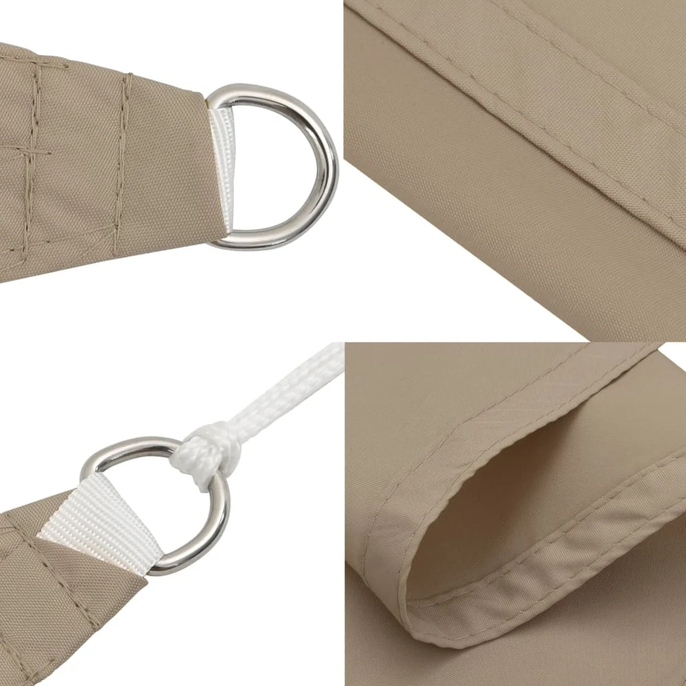 Uždanga nuo saulės, taupe, 3x4m, oksfordo audinys, stačiakampė