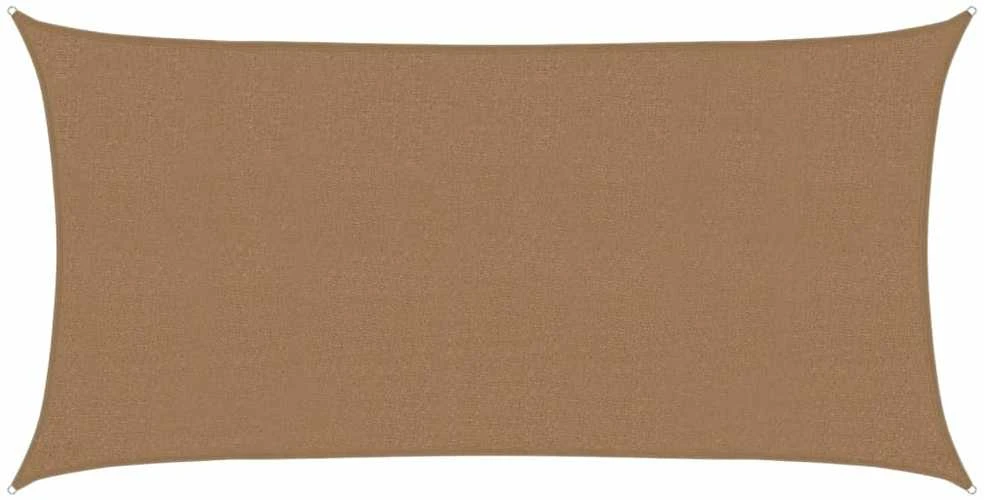 Uždanga nuo saulės, taupe spalvos, 2,5x5m, HDPE, 160g/m²