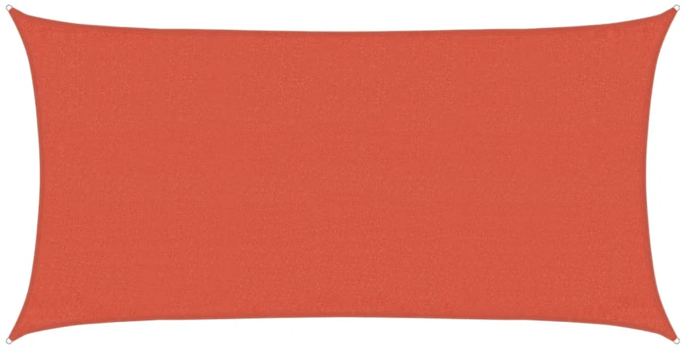 Uždanga nuo saulės, terakota spalvos, 3x6m, HDPE, 160g/m²