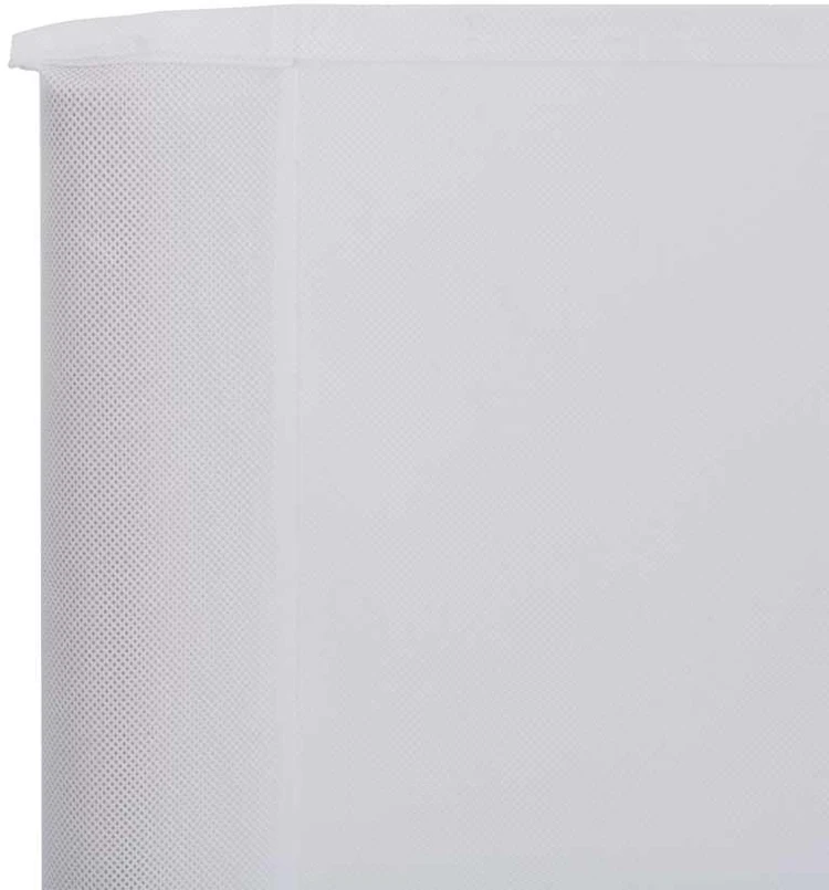 Uždanga nuo vėjo, 5 plokštės, smėlio balta, 600x160cm, audinys