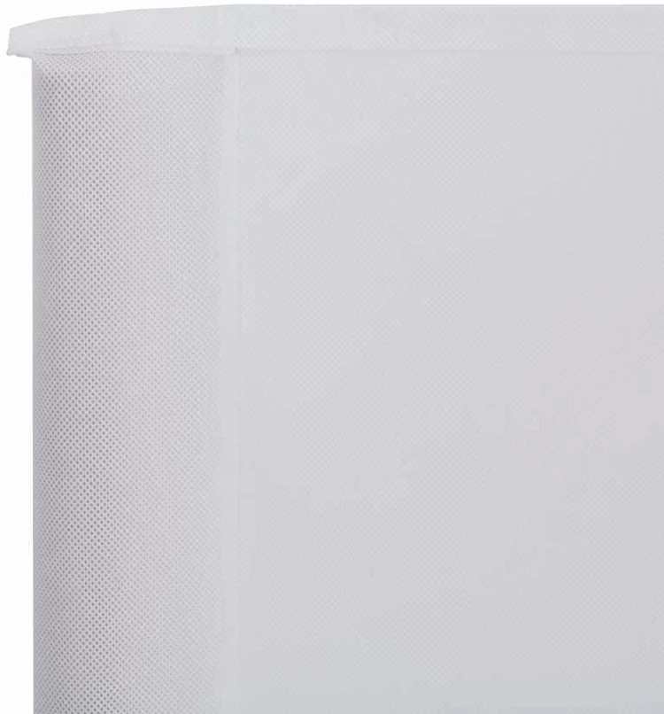 Uždanga nuo vėjo, 6 plokštės, smėlio balta, 800x160cm, audinys