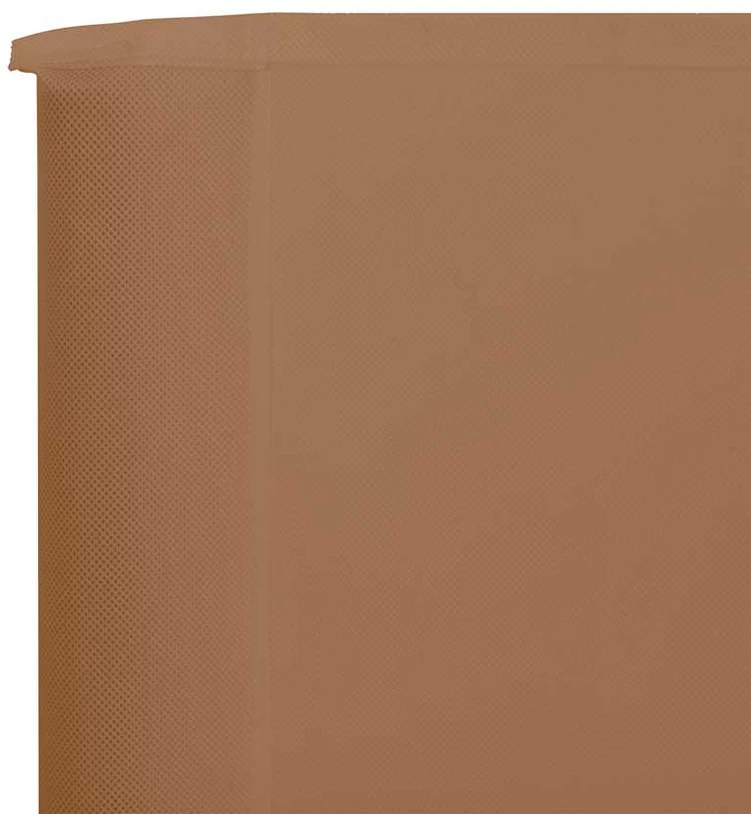 Uždanga nuo vėjo, 9 plokštės, taupe, 1200x120cm, audinys