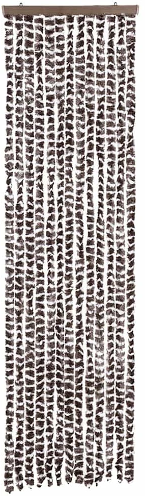 Užuolaida nuo musių, smėlio/rudos spalvos, 56x200cm, šenilis