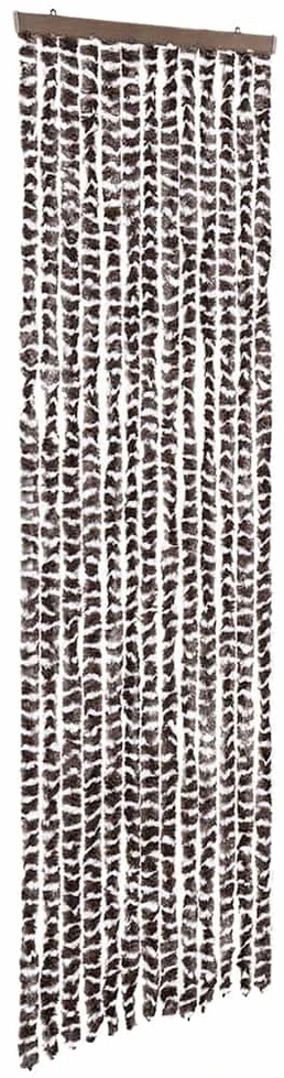 Užuolaida nuo musių, smėlio/rudos spalvos, 56x200cm, šenilis