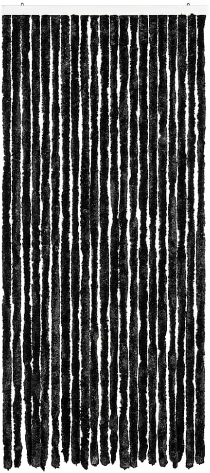 Užuolaida nuo vabzdžių, antracito sp., 90x220cm, šenilis
