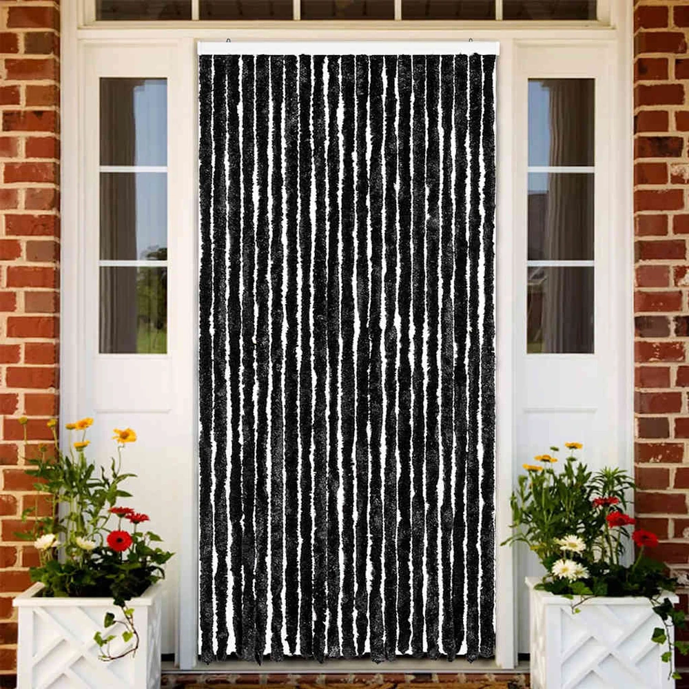 Užuolaida nuo vabzdžių, antracito sp., 90x220cm, šenilis