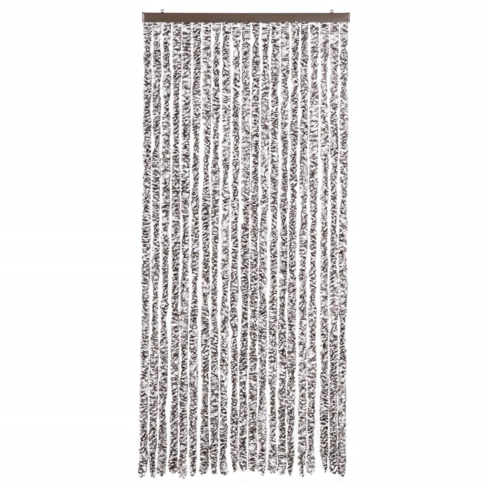 Užuolaida nuo vabzdžių, ruda ir smėlio, 90x200cm, šenilis