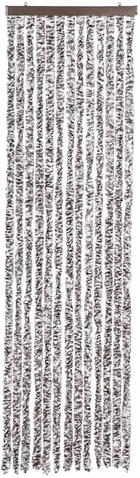 Užuolaida nuo vabzdžių, ruda ir smėlio, 56x200cm, šenilis