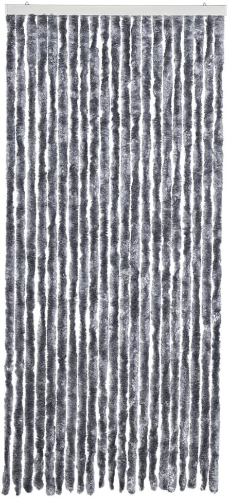 Užuolaida nuo vabzdžių, sidabrinės sp., 90x220cm, šenilis