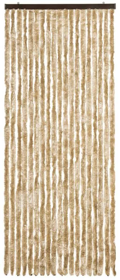 Užuolaida nuo vabzdžių, smėlio spalvos, 56x200cm, šenilis