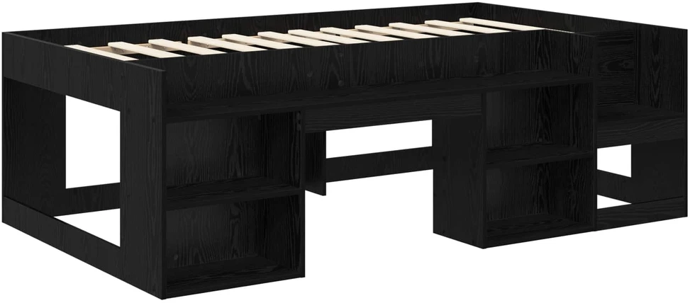 Vaikiška lova su saugykla Juodojo ąžuolo 80 x 200 cm