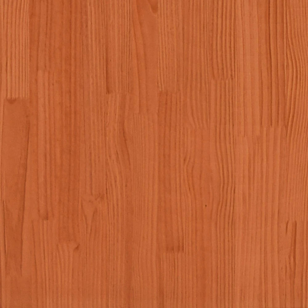 Vaikiška lova su stogeliu, vaško ruda, 90x190cm, pušies masyvas