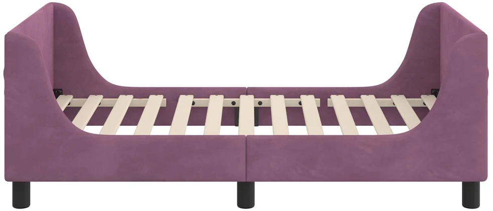 Lova Vaikiška lovos konstrukcija su galvūgaliu Violetinė 80 x 160 cm
