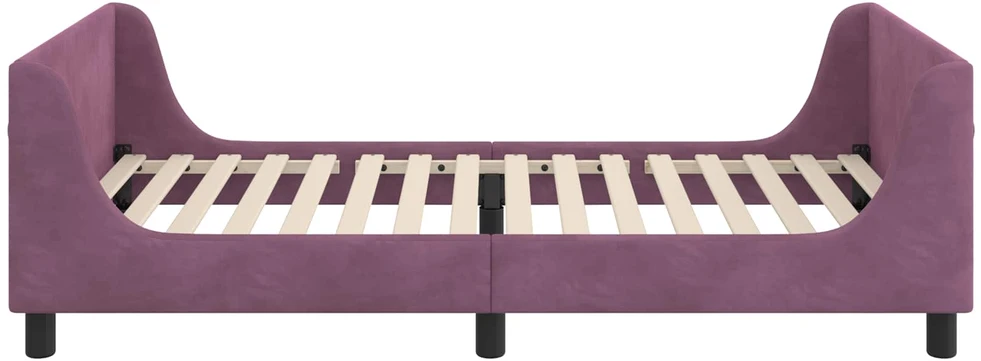 Lova Vaikiška lovos konstrukcija su galvūgaliu Violetinė 90 x 200 cm