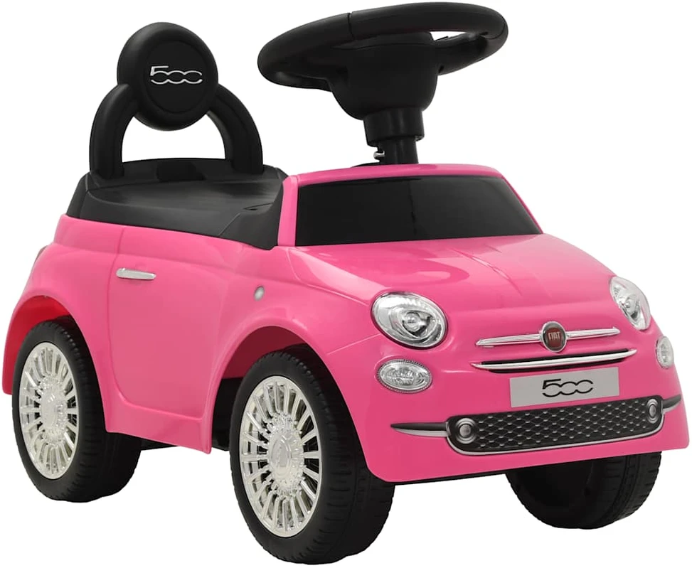 Vaikiškas automobilis Fiat 500, rožinis