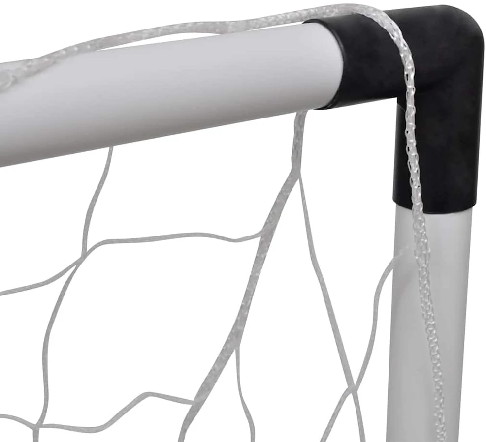 Vaikiškų mažų futbolo vartų su tinklais rinkinys, 2vnt., 91,5x48x61cm