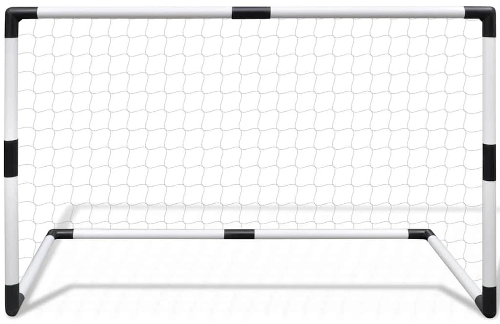 Vaikiškų mažų futbolo vartų su tinklais rinkinys, 2vnt., 91,5x48x61cm