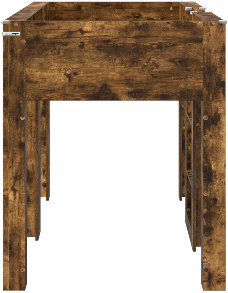 Vaikų dvigulė lova Rūkyta ąžuolas 75 x 190 cm Apdirbta mediena