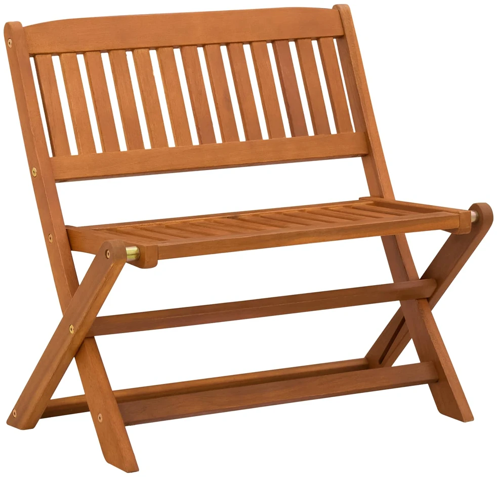 Vaikų suolas 1 -Seater 61 x 38 x 57 cm Kietas eukalipto medis