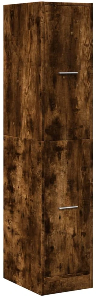 Vaistų spintelė, ąžuolo spalvos, 30x41x144,5cm, mediena
