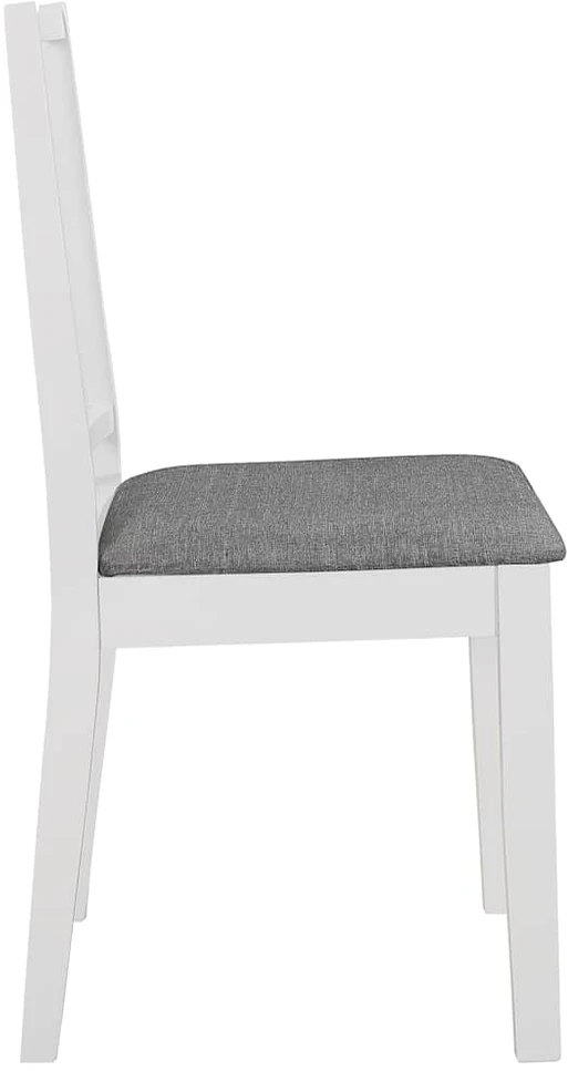 Valgomojo baldų komplektas, 3d., baltos sp., MDF