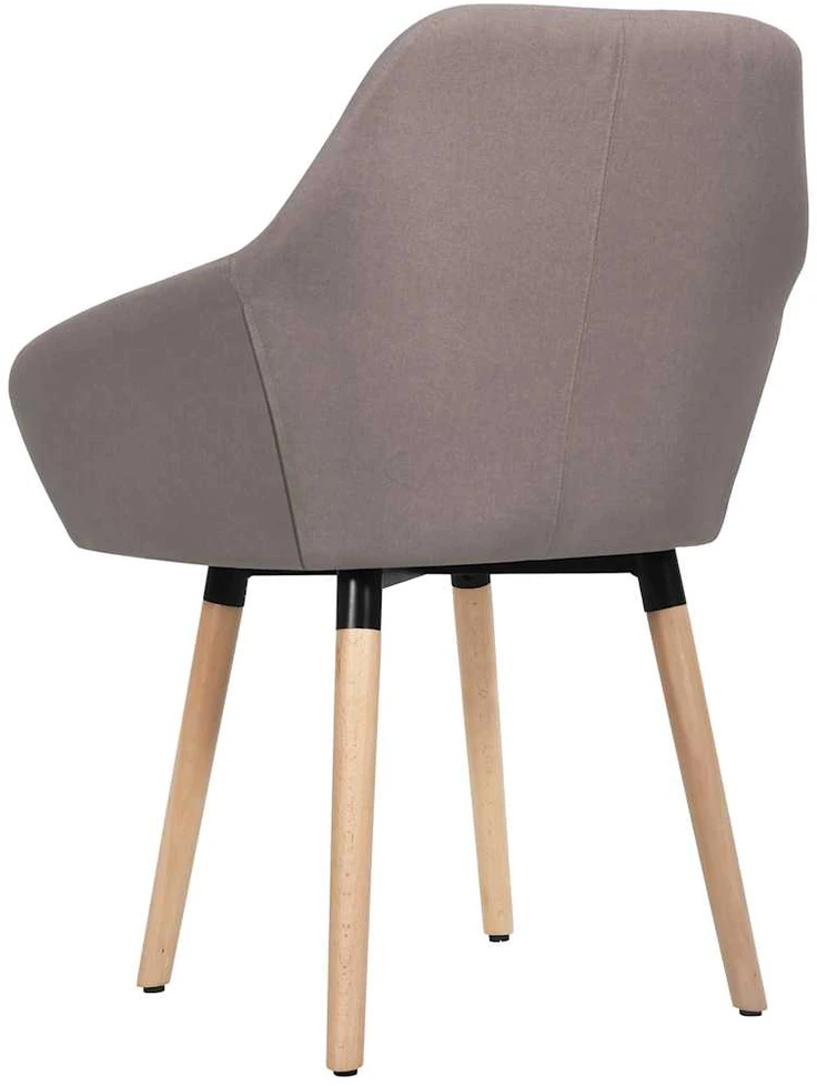 Valgomojo kėdės, 2vnt., taupe spalvos, audinys