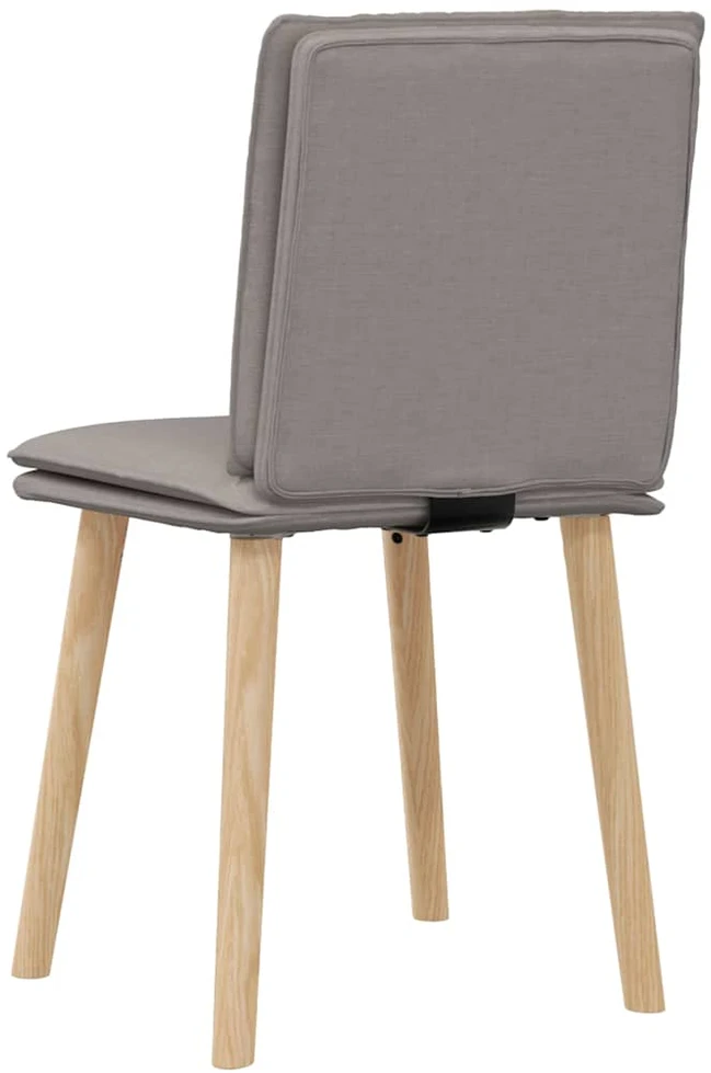 Valgomojo kėdės, 2vnt., taupe spalvos, audinys