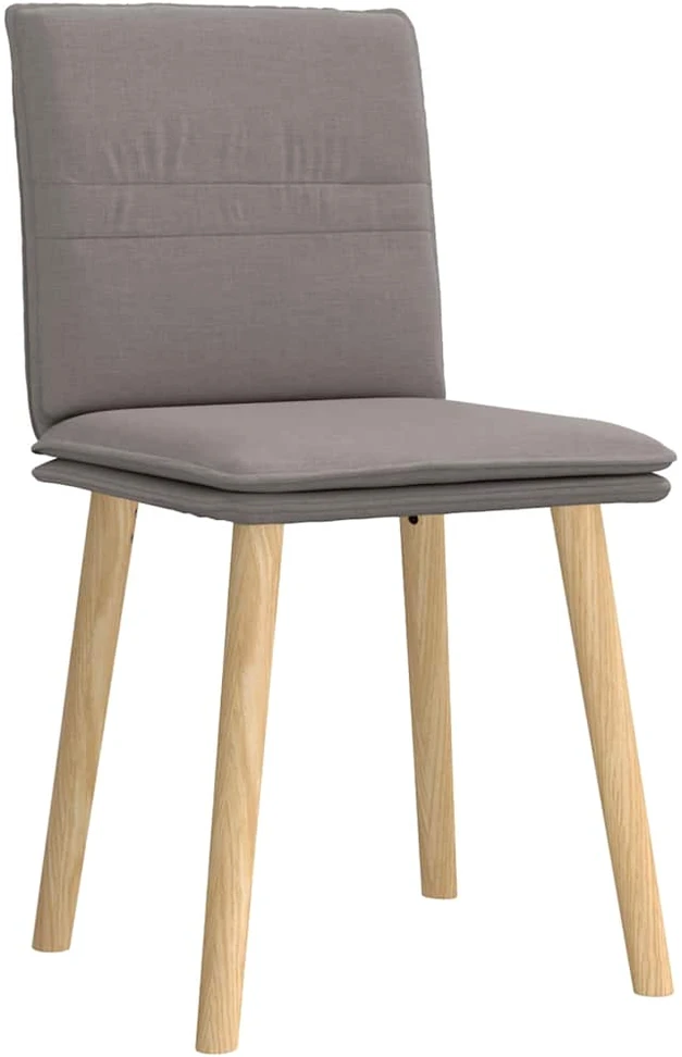 Valgomojo kėdės, 2vnt., taupe spalvos, audinys
