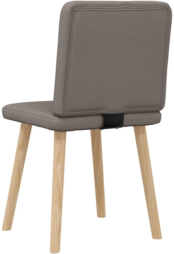 Valgomojo kėdės, 2vnt., taupe spalvos, audinys