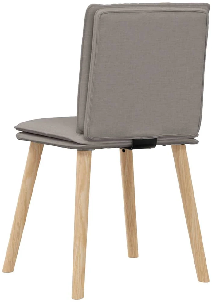 Valgomojo kėdės, 4vnt., taupe spalvos, audinys