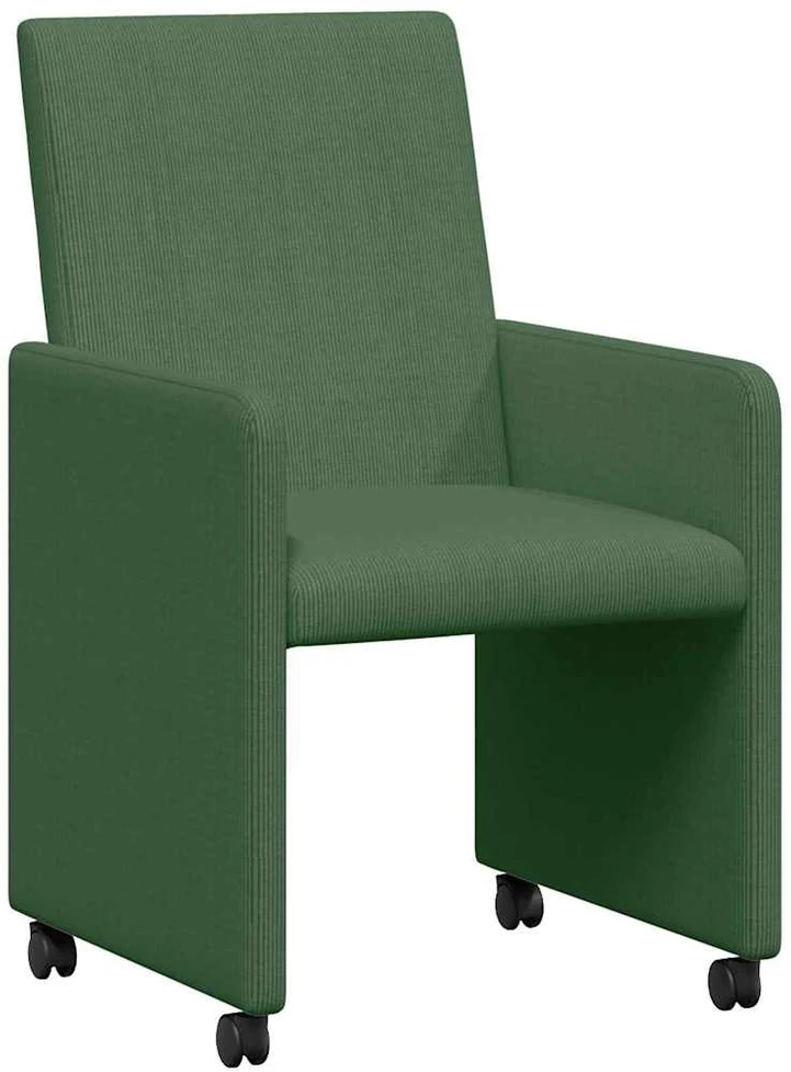 Valgomojo Kėdės su Ratukais 2 vnt. Kordūrinė medžiaga